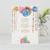 Verjaardag Waterverf Kaart (Staand voorkant)