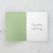 Verjaardag Waterverf Mountain Uitzicht in het raam Kaart (Binnen)