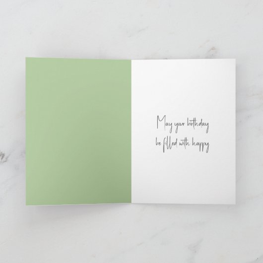 Verjaardag Waterverf Mountain Uitzicht in het raam Kaart (Binnen)