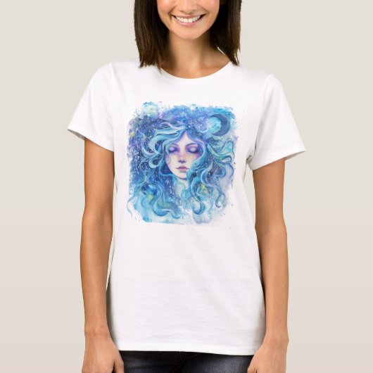 Verjaardag Waterverf Waterman T-shirt (Voorkant)