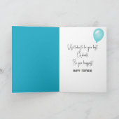 Verjaardag Waterverf Zee Schildpad op een strand Kaart (Binnen)