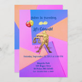 Verjaardag - Weegschaal (23 september – 22 oktober Kaart (Voorkant / Achterkant)