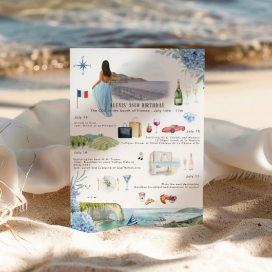 Verjaardag Weekend Reisplan | Zuid Frankrijk Kaart