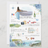 Verjaardag Weekend Reisplan | Zuid Frankrijk Kaart (Voorkant)