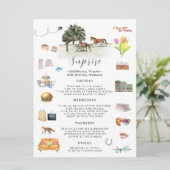 Verjaardag Weekend Route | Ruitersport Kaart (Staand voorkant)