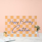 Verjaardag welkom acryl bord (Huwelijk)