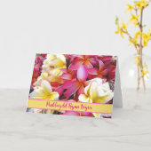 Verjaardag Welsh Penblwydd Hapus Wyres Kaart (Gele Bloem)