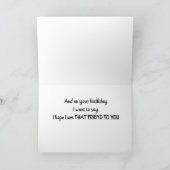 **VERJAARDAG WENSEN** AAN MIJN BESTE VRIEND** KAART (Binnen)