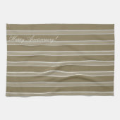 Verjaardag wensen voor koppel die alles heeft theedoek (Horizontaal)