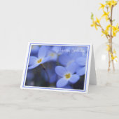 Verjaardag - Wenskaart Bluettes Kaart (Gele Bloem)