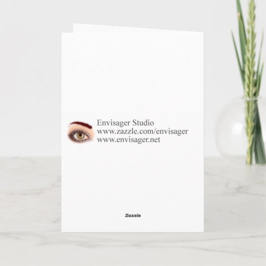 Verjaardag Wenskaart - Business Kantoor Kaart (Achterkant)