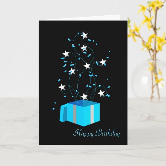 Verjaardag Wenskaart - Business Kantoor Kaart (Gele Bloem)