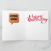 Verjaardag Wenskaart - leeftijd toevoegen - Alle k Kaart (Binnen)