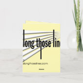 Verjaardag wenskaart "Single Candle" Kaart (Achterkant)