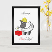 Verjaardag wenskaart van de elektricien kaart (Gele Bloem)