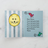 Verjaardag Wenskaart voor kattenliefhebbers Kaart (Binnen)