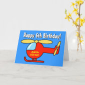 Verjaardag wenskaart voor kinderen | Speelgoed-hel Kaart (Gele Bloem)