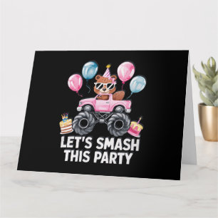 VERJAARDAG WENSKAART VOOR MEISJES ROZE BEVER KAART