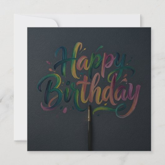 Verjaardag Wenskaarten Feestdagenkaart (Voorkant)