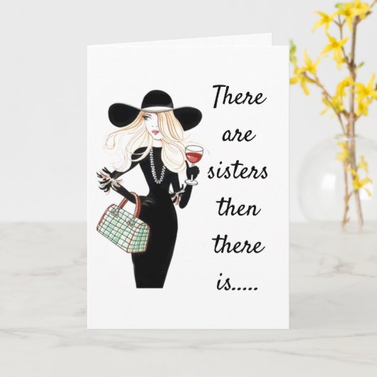 VERJAARDAG WENST *DE BESTE ZUS OOIT* KAART (Gele Bloem)