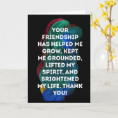 VERJAARDAG WENST EEN * BESTE VRIEND * OP ALLE MANI KAART (Gele Bloem)