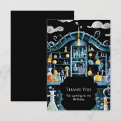 Verjaardag wetenschappelijk experiment wetenschapp bedankkaart (Voorkant / Achterkant)