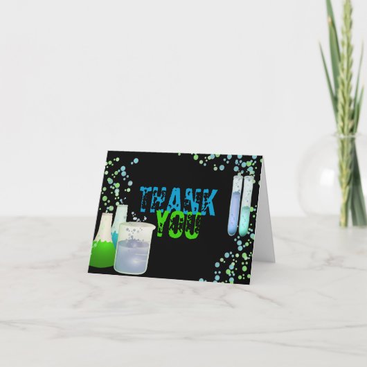 Verjaardag Wetenschappelijk Lab Bedankt (Voorkant)