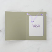 Verjaardag Whimsy Wildflower Kaart (Binnen)