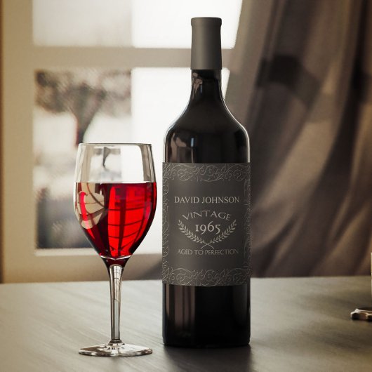 Verjaardag Wijnlabel - Ouder tot in de perfectie Wijn Etiket