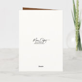 Verjaardag Wijze oude uil Kaart (Achterkant)