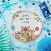 Verjaardag Wild One 1 jaar Papieren Bordje (Feest)