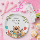 Verjaardag Wild One 1 jaar Papieren Bordje (Feest)