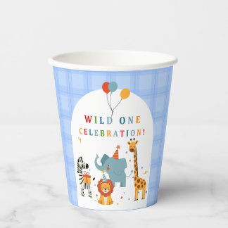Verjaardag Wild One Papieren Bekers