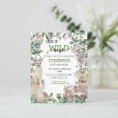 Verjaardag wildebras Australische dieren (Staand voorkant)