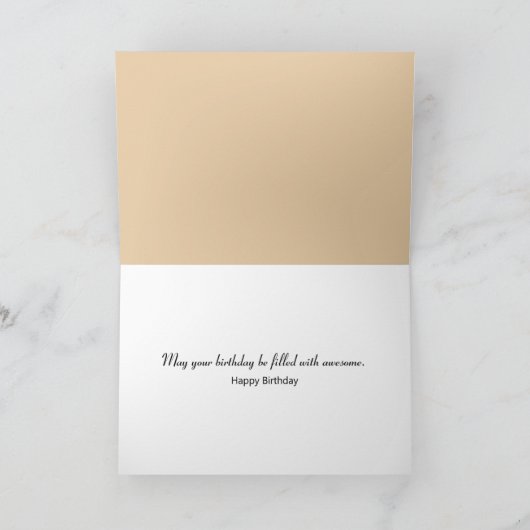 Verjaardag Winter Heart Leaf in een bos Kaart (Binnen)