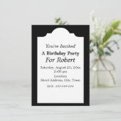 Verjaardag  Winter Street Scene antiek Auto Kaart (Staand voorkant)