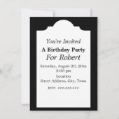 Verjaardag  Winter Street Scene antiek Auto Kaart (Voorkant)