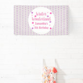 Verjaardag Winter Wonderland Spandoek (Insitu)