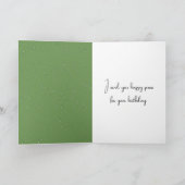 Verjaardag witte kat in regenachtig venster kaart (Binnen)