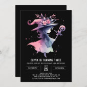 Verjaardag Wizard Aangepaste Waterverf Kaart (Voorkant / Achterkant)