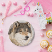 Verjaardag wolf schattige jongen papieren bordje (Feest)