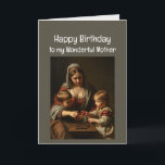 Verjaardag Wonderful Mother Love Kaart<br><div class="desc">Verjaardag Wonderful Mother Love</div>