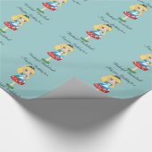 Verjaardag Wonderland Gift Wrapping Paper Cadeaupapier (Hoek)
