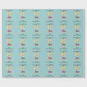 Verjaardag Wonderland Gift Wrapping Paper Cadeaupapier (Vlak)