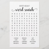 Verjaardag Woord zoekspel Verjaardagsfeest (Voorkant)