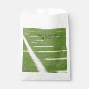 Verjaardag Yard lijnen op het Green Field Football Bedankzakje