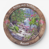 Verjaardag Yelapa Trail 821 Papieren Bordje (Voorkant)