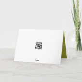 Verjaardag yogales met Oerwoud dieren Kaart (Achterkant)