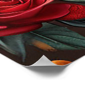 Verjaardag Yorkshire Terrier Dragen Party Pet Poster (Hoek)