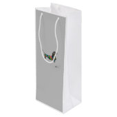 Verjaardag Zak Geschenk Wijn Cadeautas (Achterkant Gekanteld)